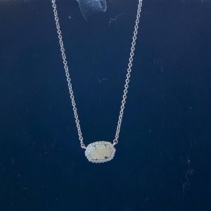 Kendra Scott Chelsea Druzy with Rhinestone Border